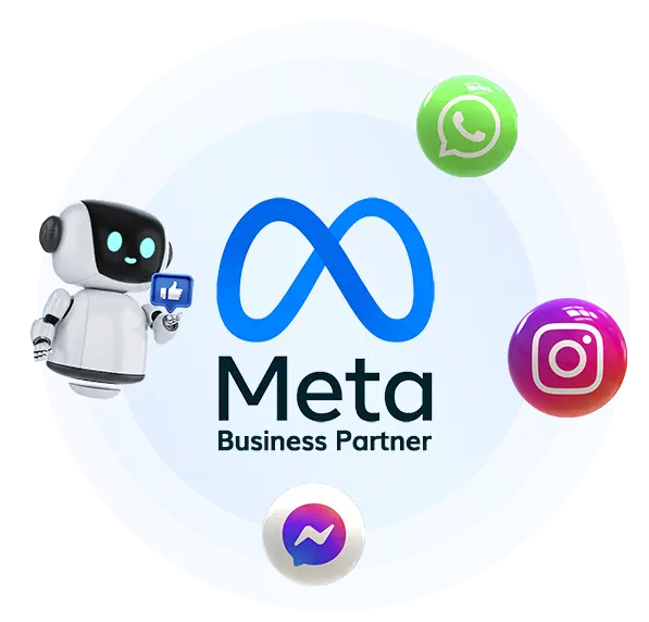 Logo da empresa meta, Whatsapp, instagram e messeger.