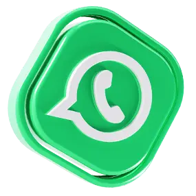 Logo whatsapp em 3D